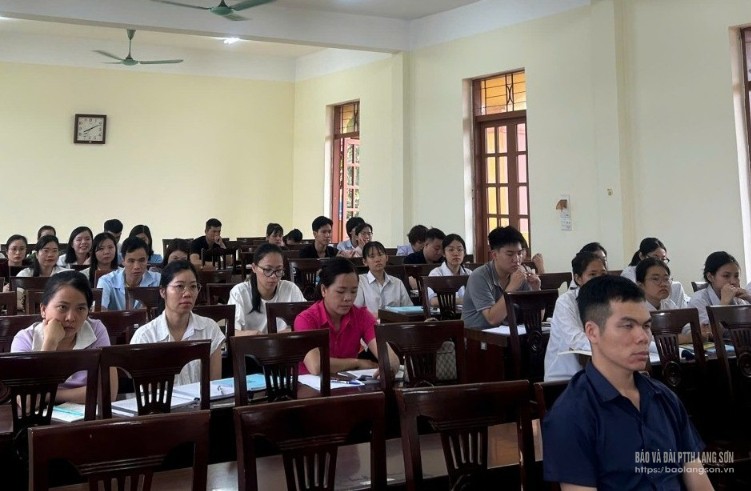 Học viên tham gia lớp bồi dưỡng