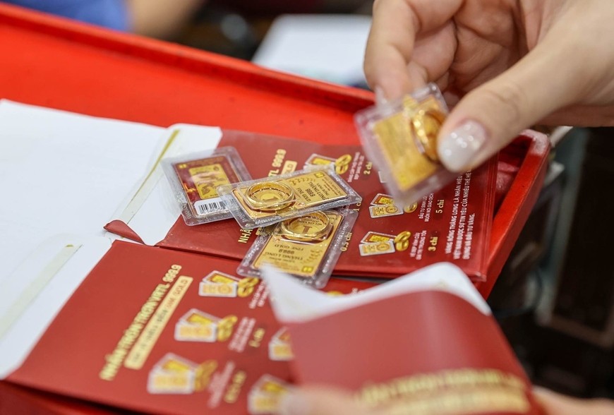 Giá vàng nhẫn trong nước giảm. Ảnh: vietnamnet.vn