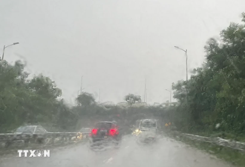 Nhiều khu vực ở Bắc Bộ có mưa to trong những ngày tới. (Nguồn: TTXVN)