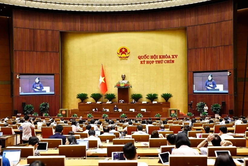 Chủ nhiệm Ủy ban Công tác đại biểu của Quốc hội Nguyễn Thanh Hải phát biểu giải trình, làm rõ một số vấn đề đại biểu Quốc hội nêu. (Ảnh: Doãn Tấn/TTXVN)
