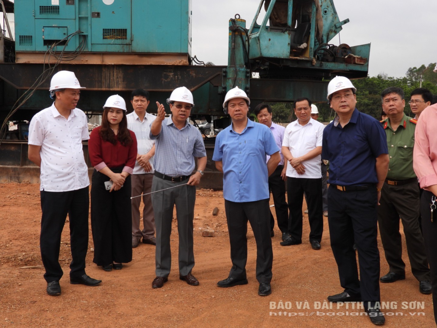 Đại diện nhà đầu tư dự án cụm công nghiệp Hồ Sơn 1