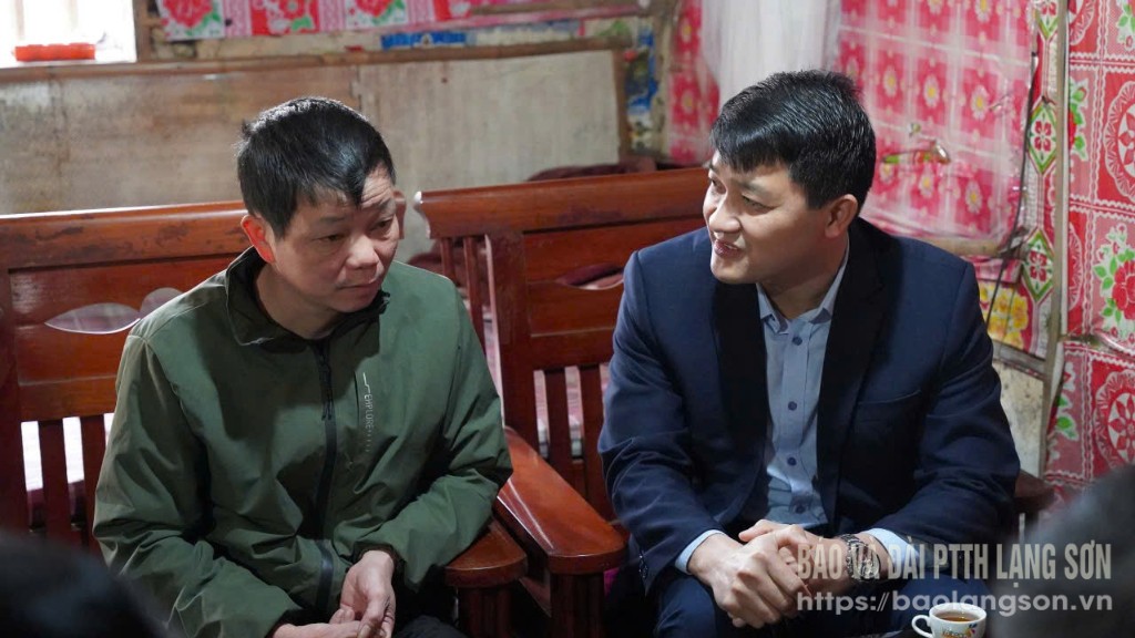 Lãnh đạo Huyện ủy Cao Lộc tuyên truyền, vận động người dân đồng thuận thực hiện các chương trình, dự án trên địa bàn 