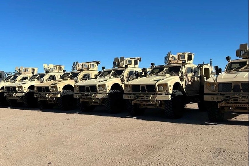 Oshkosh M-ATV là dòng xe bọc thép chuyên dụng do Oshkosh Defense phát triển. Ảnh: SA Defensa
