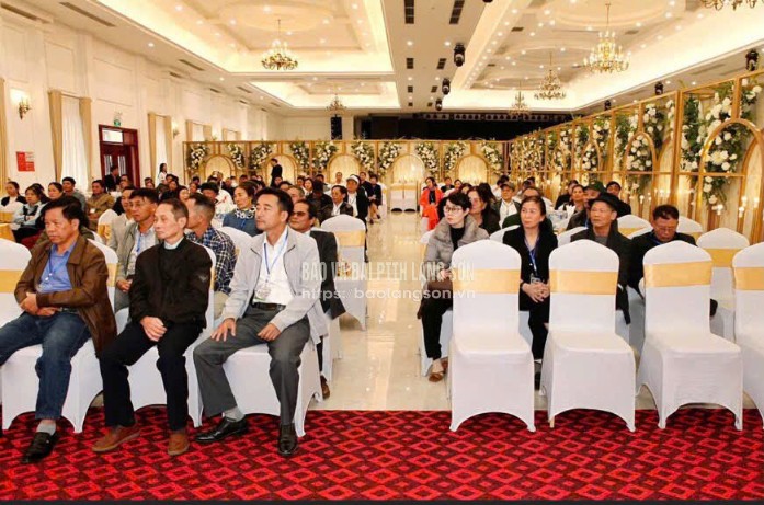 Hình ảnh một hội thảo do Ame Global tổ chức thời gian vừa qua thu hút nhiều người tham gia (Ảnh: Công an cung cấp)