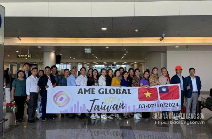 Công ty Ame Global thường xuyên tổ chức cho thành viên các nhóm đi du lịch ở trong và ngoài nước để tạo dựng hình ảnh công ty, thu hút nhiều người đầu tư (Ảnh: Công an cung cấp)