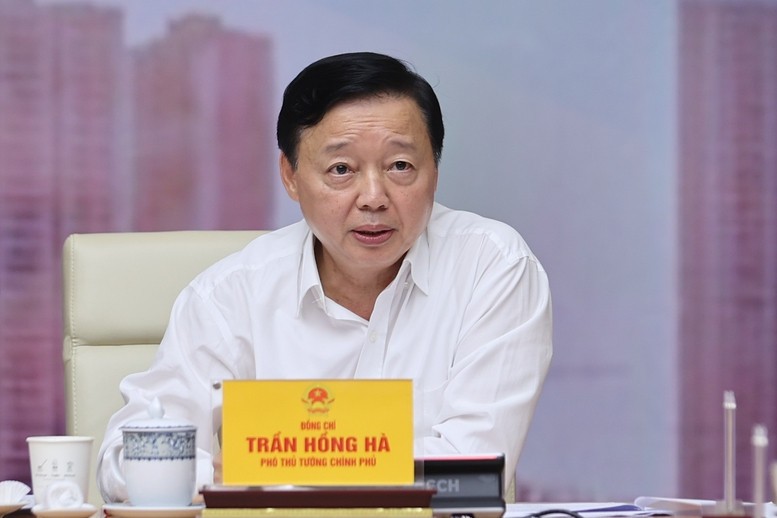 Phó Thủ tướng Trần Hồng Hà phát biểu - Ảnh: VGP/Nhật Bắc