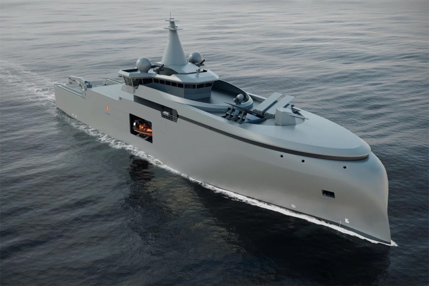 Vanguard nổi bật nhờ cấu trúc mở và thiết kế mô-đun. Ảnh Kongsberg 