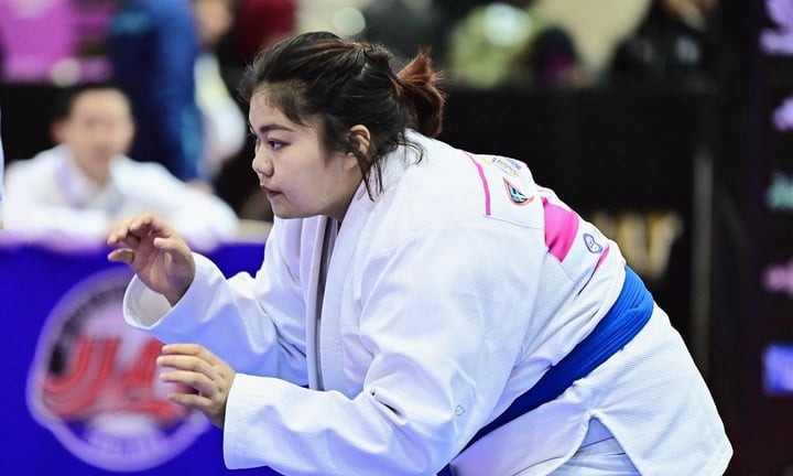 Nguyễn Thị Thanh Trúc là tài năng hàng đầu của jujitsu Việt Nam.