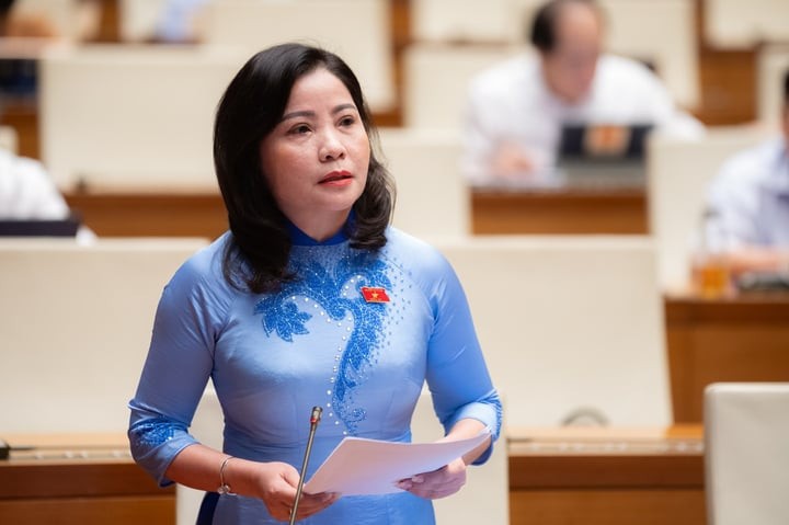Đại biểu Nguyễn Thị Thu Nguyệt. (Ảnh: Quochoi.vn)