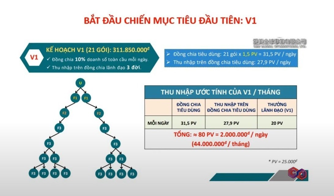 Mô hình chính sách tài chính của Ame Global