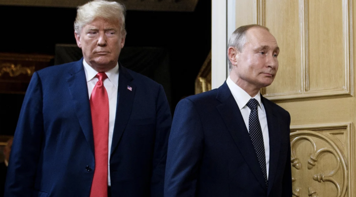 Tổng thống Mỹ Donald Trump và Tổng thống Nga Vladimir Putin.