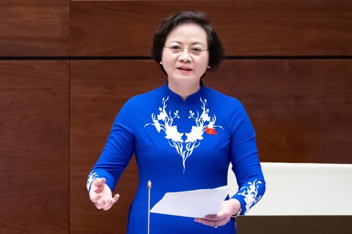 Bộ trưởng Nội vụ Phạm Thị Thanh Trà. (Ảnh: quochoi.vn)