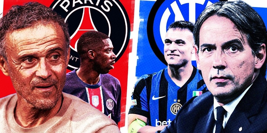 PSG đối đầu với Inter Milan tại chung kết cúp C1 châu Âu. Ảnh: Opta