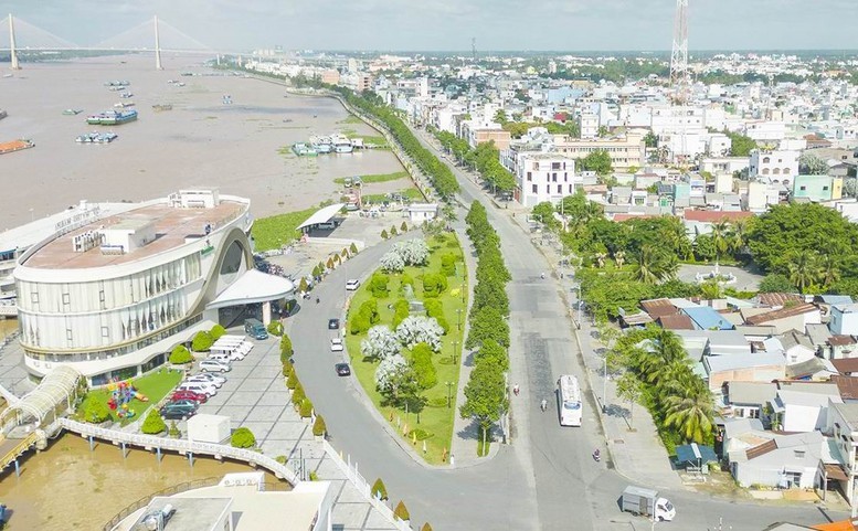 Một góc thành phố Mỹ Tho, tỉnh Tiền Giang