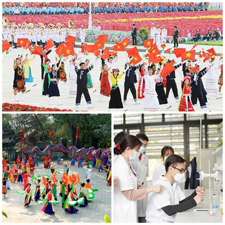 Xây dựng, phát triển văn hóa, con người Việt Nam đáp ứng yêu cầu phát triển bền vững đất nước.