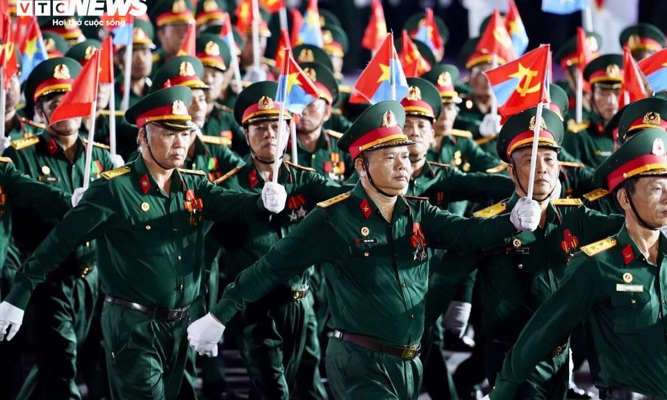 Khối đặc biệt nhất trong lễ diễu binh 30/4: Người trẻ nhất đã 82 tuổi
