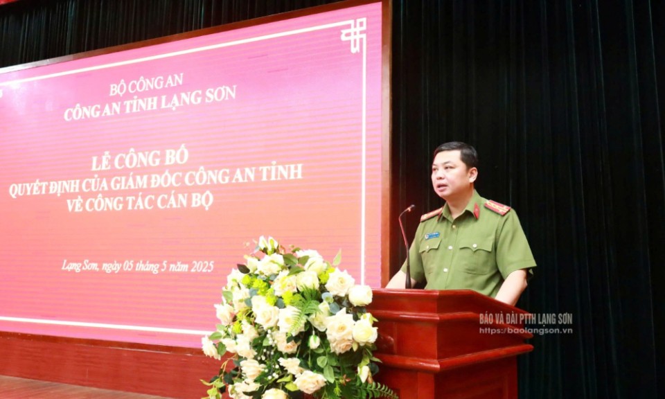 Công an tỉnh Lạng Sơn: 21 lãnh đạo cấp phòng tự nguyện nghỉ hưu trước hạn tuổi