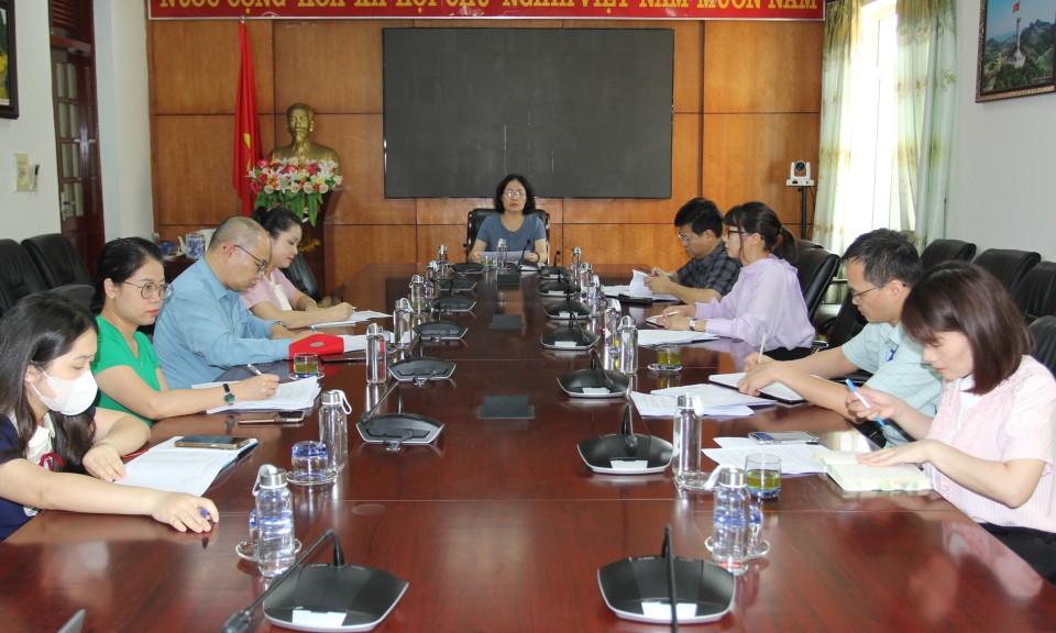 Họp Ban Tổ chức, Ban Giám khảo cuộc thi Viết thư quốc tế UPU lần thứ 54 năm 2025 tỉnh Lạng Sơn