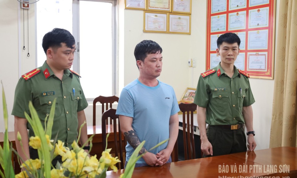Lạng Sơn: Khởi tố đối tượng Lê Việt Hùng về hành vi cưỡng đoạt tài sản