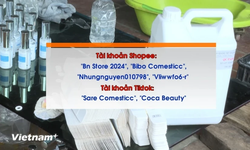 Triệt phá cơ sở bán hơn 100.000 đơn hàng mỹ phẩm giả trên Shopee, TikTok