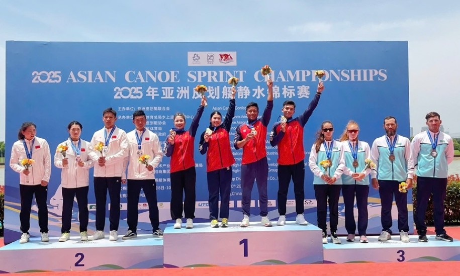 Đội tuyển canoe Việt Nam giành huy chương vàng châu Á