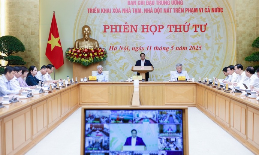 Thủ tướng chủ trì Phiên họp thứ 4 Ban Chỉ đạo xóa nhà tạm, nhà dột nát