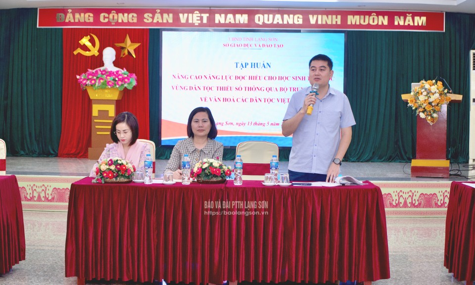  Sở Giáo dục và Đào tạo tập huấn nâng cao năng lực dạy học