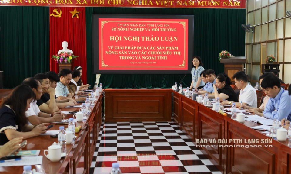 Bàn giải pháp đưa các sản phẩm nông sản vào các chuỗi siêu thị 