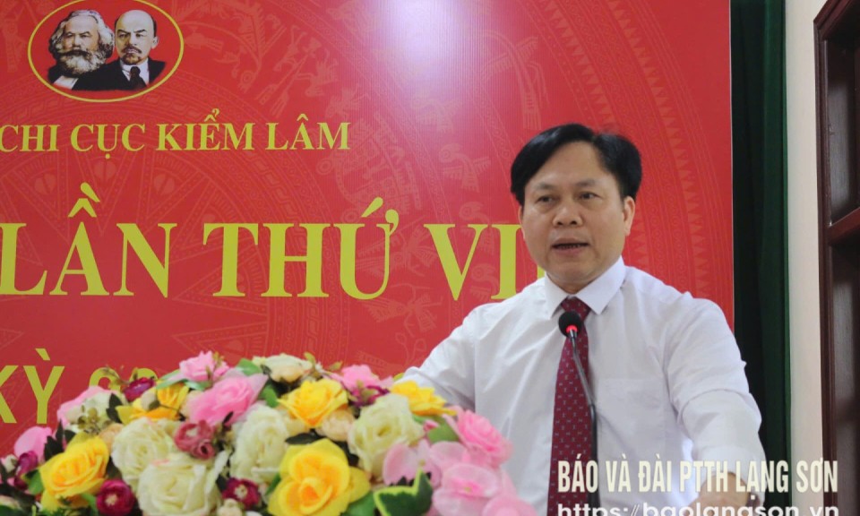 Đại hội Chi bộ Chi cục Kiểm lâm tỉnh nhiệm kỳ 2025 – 2027