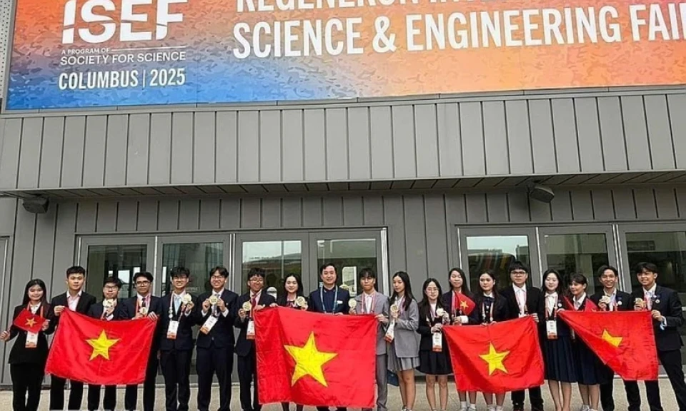 Việt Nam đạt thành tích vượt trội tại Hội thi Khoa học kỹ thuật quốc tế 2025 tại Hoa Kỳ