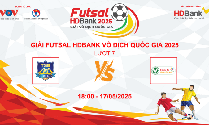 Trực tiếp Futsal HDBank VĐQG 2025: Thái Sơn Bắc vs Trẻ TP.HCM