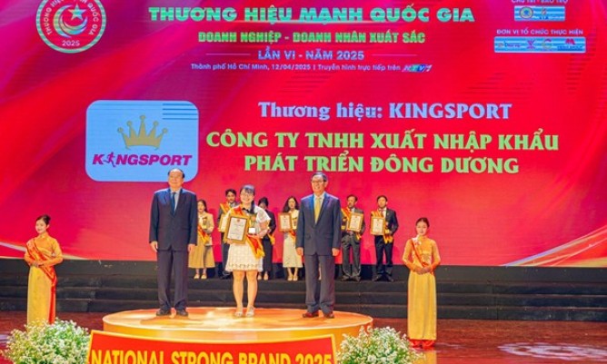 Kingsport từ hành trình gửi trao sức khỏe đến Top 10 Thương hiệu mạnh Quốc gia 2025