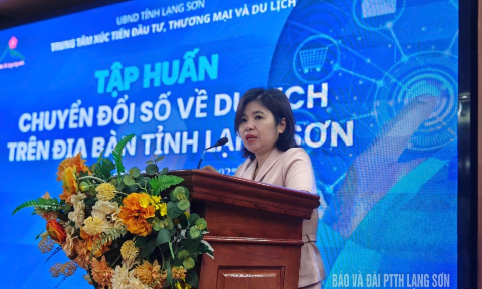 Tập huấn chuyển đổi số trong công tác thống kê du lịch tại Lạng Sơn