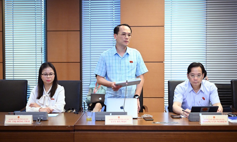 Đại biểu Lưu Bá Mạc: Bổ sung quy định thể hiện rõ hơn kết quả xét đơn xin ân giảm án tử hình