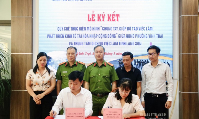Ra mắt mô hình “Chung tay, giúp đỡ tạo việc làm, phát triển kinh tế, tái hoà nhập cộng đồng”