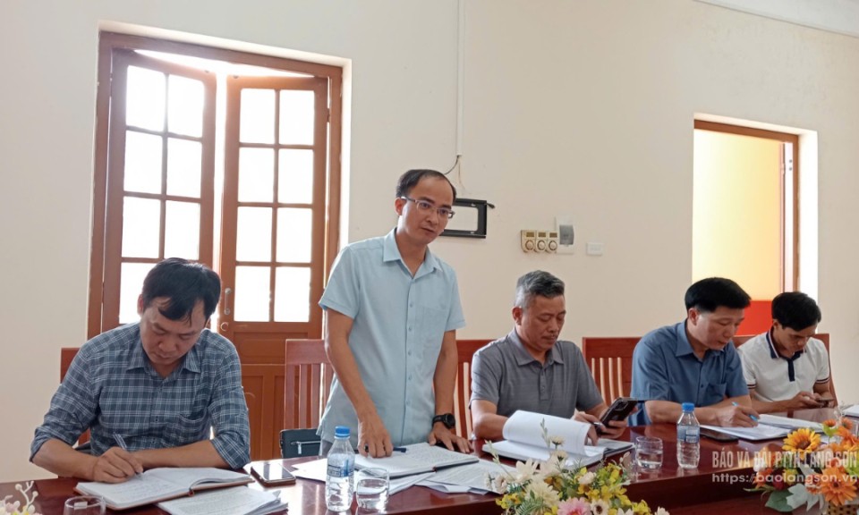 Kiểm tra công tác phòng, chống dịch bệnh động vật tại Lộc Bình