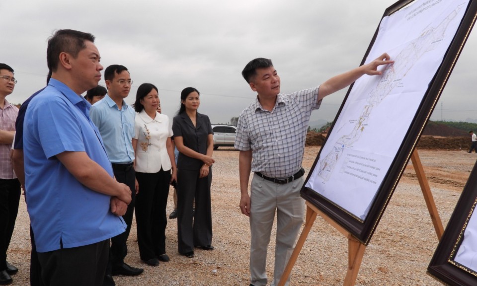 Lãnh đạo UBND tỉnh kiểm tra tình hình thực hiện các khu, cụm công nghiệp tại huyện Hữu Lũng