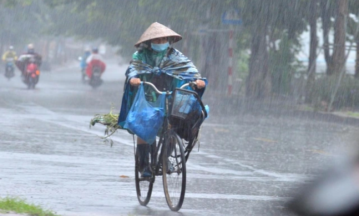 Thời tiết hôm nay (23-5): Nhiều khu vực mưa to và dông