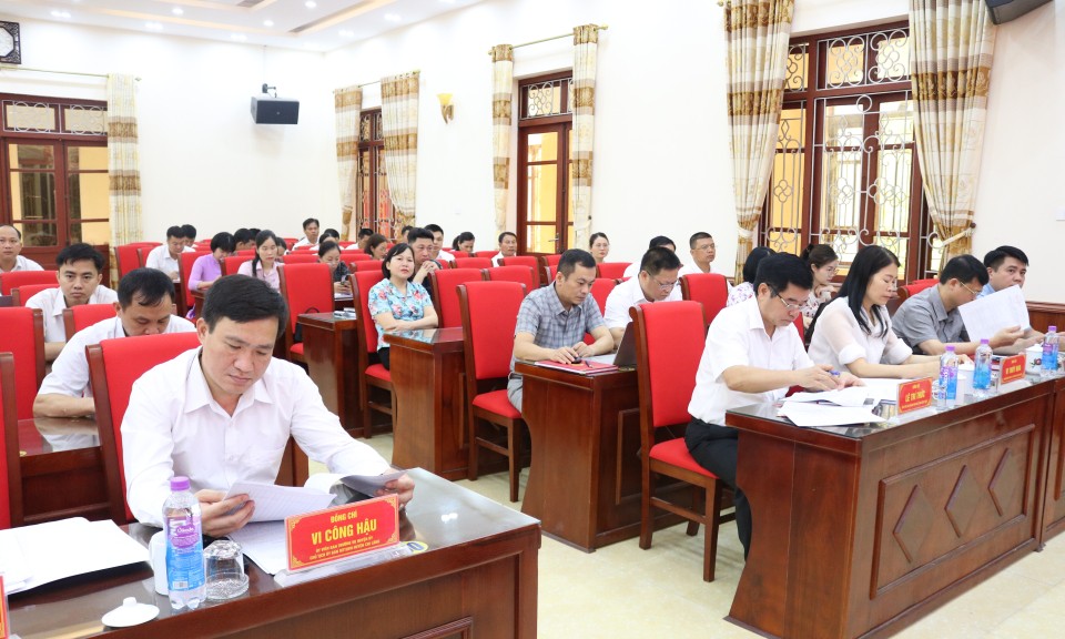 Chi Lăng: Tổng kết công tác kiểm tra giám sát của Đảng nhiệm kỳ 2020-2025