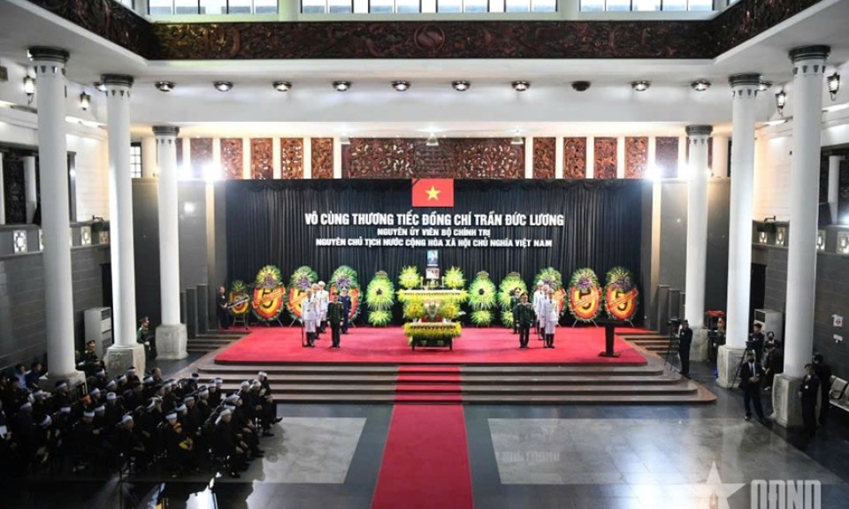 Cử hành trọng thể Lễ truy điệu nguyên Chủ tịch nước Trần Đức Lương