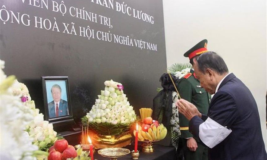 Điện, thư chia buồn nguyên Chủ tịch nước Trần Đức Lương từ trần