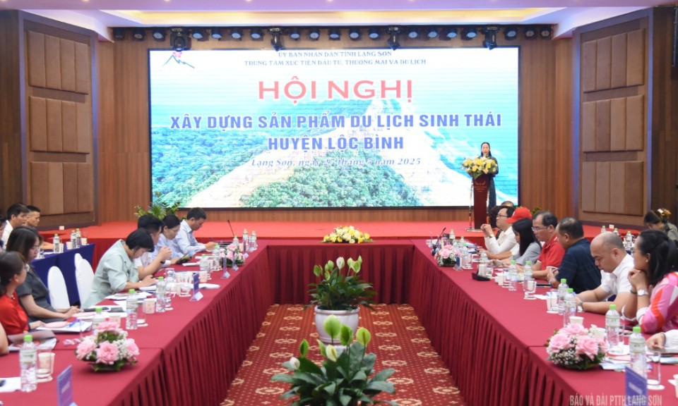 Hội nghị xây dựng sản phẩm du lịch sinh thái huyện Lộc Bình