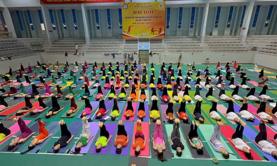 Lạng Sơn điểm hẹn Yoga quốc tế    
