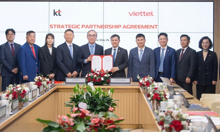 Tập đoàn Viettel và Tập đoàn KT hợp tác thúc đẩy trí tuệ nhân tạo và chuyển đổi số tại Việt Nam