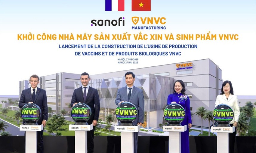 Chính thức khởi công Nhà máy vaccine và sinh phẩm VNVC
