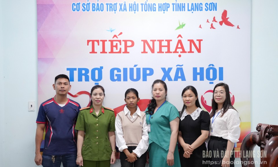 Cơ sở bảo trợ xã hội tổng hợp tỉnh tiếp nhận trẻ đi lạc