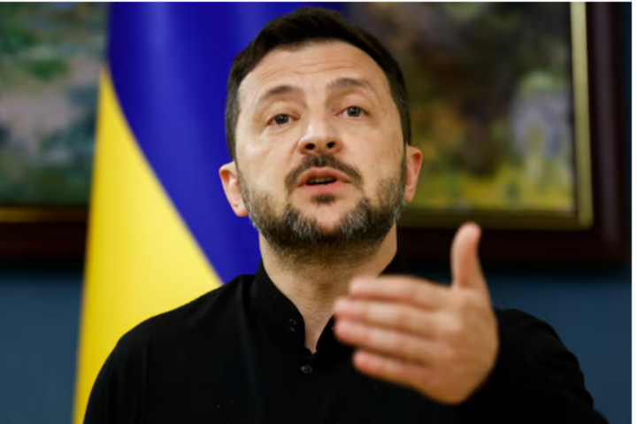 Tổng thống Ukraine Volodymyr Zelensky. (Ảnh: Reuters)