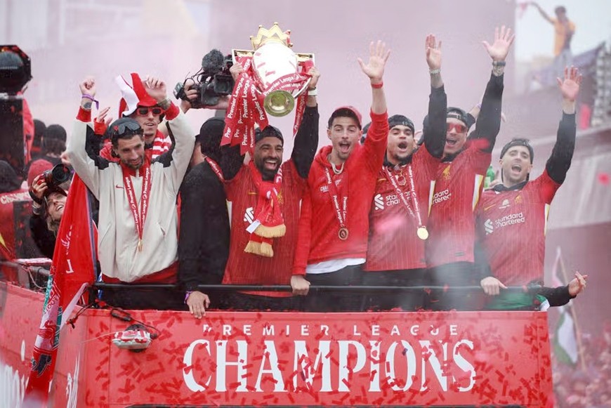 Liverpool được dự đoán sẽ bảo vệ thành công ngôi vô địch Ngoại hạng Anh mùa tiếp theo. Ảnh: The Straits Times