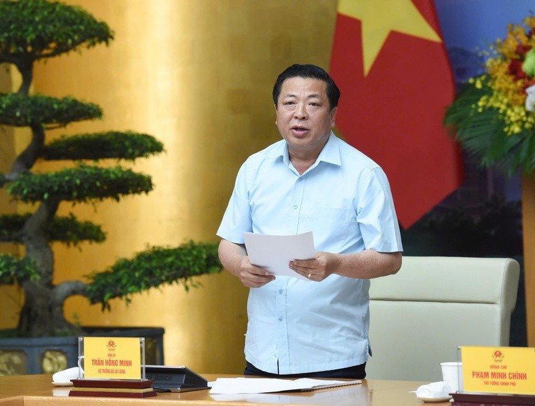 Bộ trưởng Bộ Xây dựng Trần Hồng Minh - Ảnh: VGP/Nhật Bắc