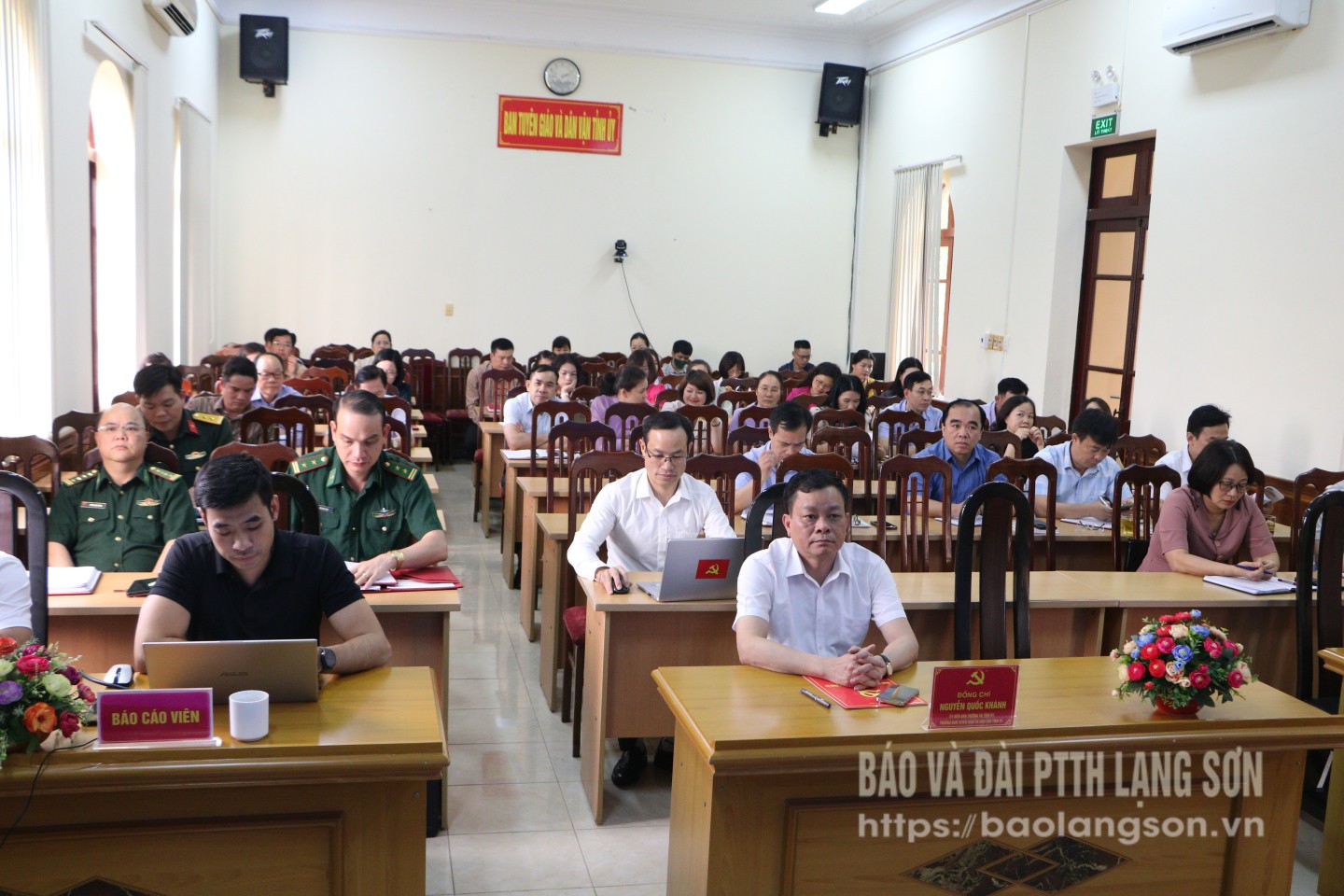 Các đại biểu dự hội nghị tại điểm cầu trung tâm